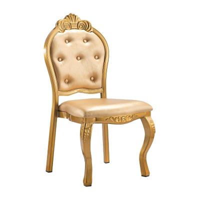 China 2021 hot sale and good quality modern furniture fashion design gold wedding chairs event for sale