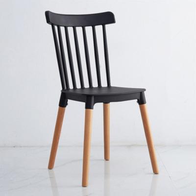 China (Other) factory sale adjustable one manger dining chair plastic windsor chair, modern restaurant dining chairs sale for sale