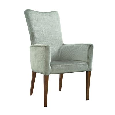 China Modern Design Modern Commercial Furniture Room Gray Dining Decorative Chair Cloth Chair for sale