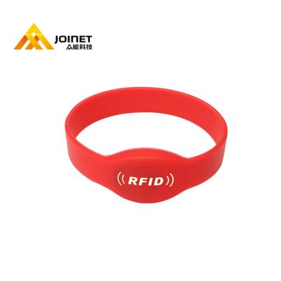 China Waterproof/Waterproof Custom Printed Mini Printable Rfid Active Micro Waterproof Tags Customized Elastic Cord Tag rfid nfc silicone wristbands for sale