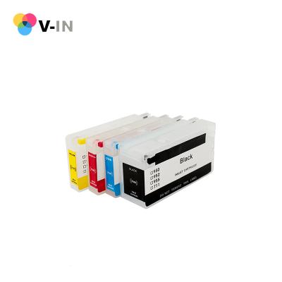 China 950 951 Refillable Ink Cartridge Empty COMPATIBLE with Permanent Chip for HP 8610 8620 8640 8680 8615 8625 8600 8100 Printer Ink Cartridge for sale