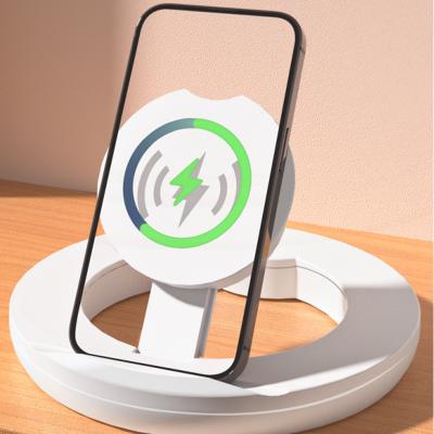 China JMing-S Magnetic Alarm Clock Charger+ Wireless Phone Wireless Charger Power Bank Stand Holder Quickly for sale