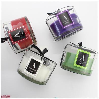 China Bulk Aroma Supplies Scented Wedding Decor Wholesale Private Label Luxury Aromatherapy Gift Soy Wax Scented Glass Jar Candles for sale