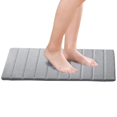 China Amazon Success Bath Mat Manufacturers Stocked Memory Foam Bathroom Rug Covers for sale