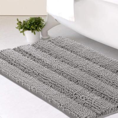 China Amazon Best Sellers Microfiber Chenille Floor Sustainable Bath Mat for sale