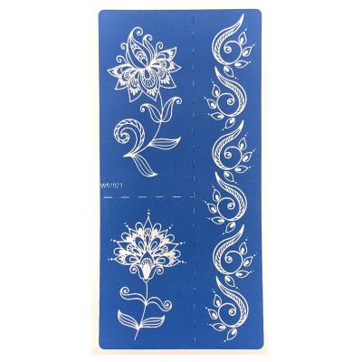 China Wholeasle Screen Temporary Tattoo Stenciling For Body Art Henna Tattoo & Paint & Glitter Tattoo Stickers for sale