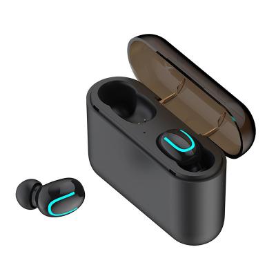 China Earbuds TWS 5.0 Binaural Handsfree Stereo Radio Earbuds Earphone With 1500mAh Mobile Power Bank Charging Box for sale