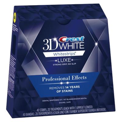 China Peak Whitestrips Peak Professional Effect 1 Box 20 40 Pockets Strips Peak Whitestrips Professional Effect for sale