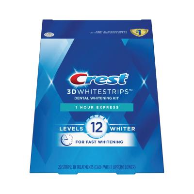 China Whitening Peak Whitestrips Crest Express 1 Box 10 Pouches 20 Hour 1 Strips Teeth Whitening Strips for sale