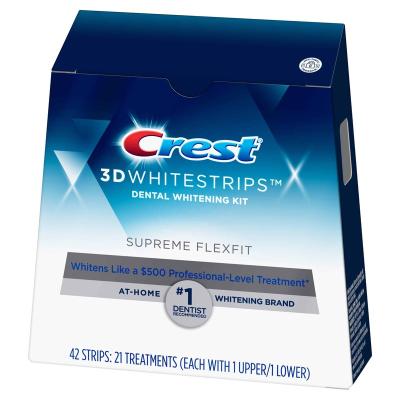 China Age 18 or Above Supreme Teeth 3D Whitestrips FlexFit Whitening Kit for sale