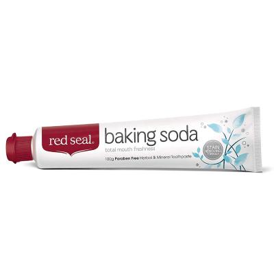 China Whitening Natural Red Joint SLS (Baking Soda) Free Toothpaste 100g for sale