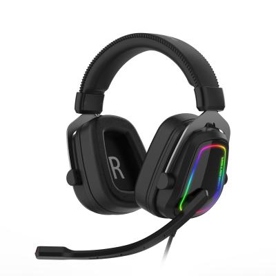 China Circumaural Monster KMH7 Gaming Headset 7.1 Channel Surround Head-Mounted Intelligent Noise-Canceling Gaming Headset With Microphone for sale