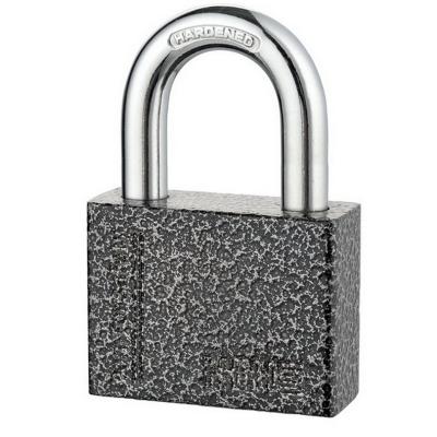 China Warehouse Black Powder Square Shape Coating Padlock (Normal Key/Disk Key) for sale