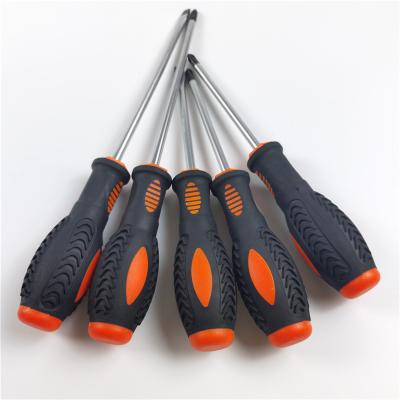 China Plastic Wholesale Professional Hand Screwdriver Tools CRV Screwdriver Set With TPR Handle for sale