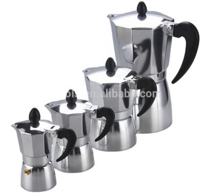 China Stocked Top Wholesale Mocha Stove Espresso Cafetiere Caffettiera Coffee Maker Machine 9 Cups for sale