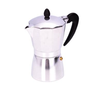 China Stocked Top Wholesale Mocha Stove Espresso Cafetiere Caffettiera Coffee Maker Machine 3 Cups for sale