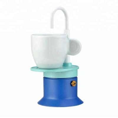 China Mini PORTABLE aluminum outdoor portable coffee maker with good quality for sale