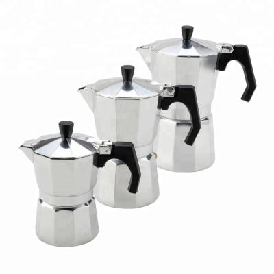 China Sell ​​Aluminum Cheap Pot Espresso Maker / Mocha Coffee Maker Coffee Machine Aluminum for sale