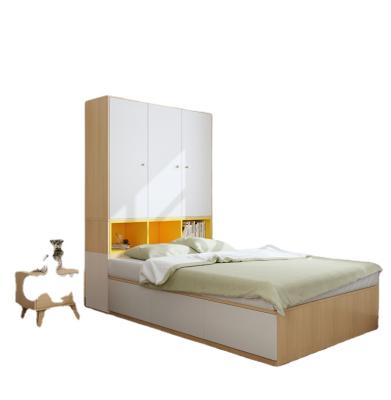 China 2021 Wholesale Storage Wardrobe Bed For Kids Small Bedroom for sale