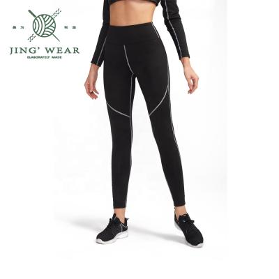 China Winter Season Breathable Exercise Using Micro Closure Design Lady Yoga Pants With Pocket for sale