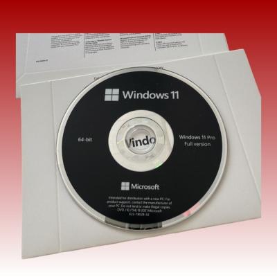 中国 オーダーメイド Microsoft Windows 11 Pro OEM DVD 生涯 64 ビット Ms Windows 11 Pro OEM 販売のため