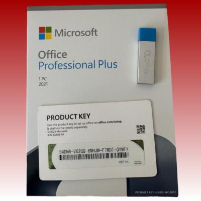 China Easy Installation Microsoft Office 2021 USB With Perpetual License For Windows for sale