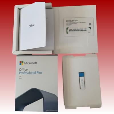 China Einfache Installation Professionelle Ms Office Pro 2021 Boxed DVD Funktionieren nahtlos zu verkaufen