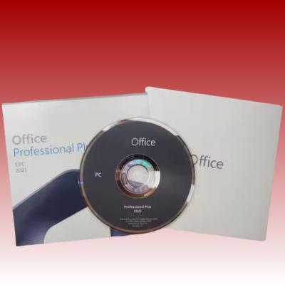 China Office Microsoft Professional Plus 2021 englischsprachige DVD-Box mit hoher Sicherheit zu verkaufen