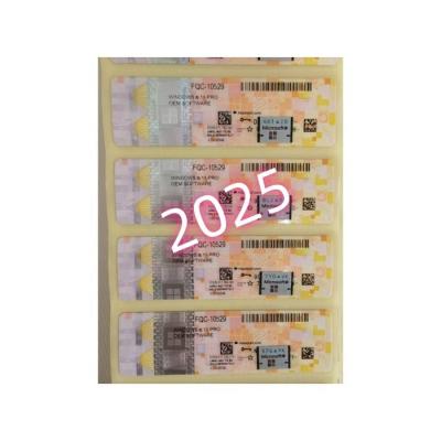 China 2025 hot Sliver Label for Genuine Win10/11 Pro Key Sticker 12Months Warranty Te koop