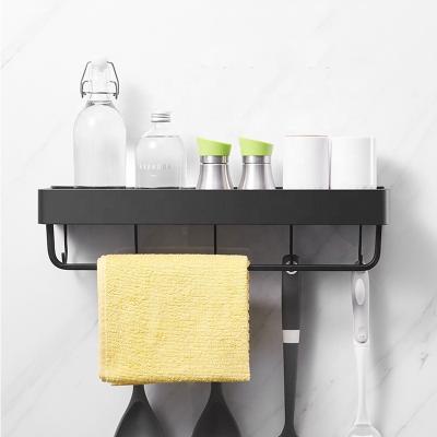 China Multifunctional High Quality Black Kitchen Storage Bracket Parts or Stainless Steel Furniture Storage Rack for sale