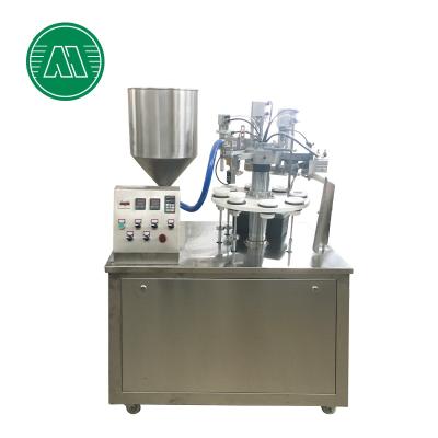 China Semi Automatic Mayonnaise Plastic Products Manual Small Freeze Alu Laminated Tube Filling And Sealing Machine for sale