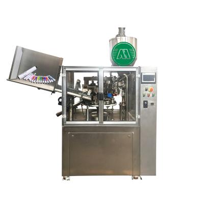 China Automatic Acrylic Food Paint Glue Dye Ointment Metal Tube And Aluminum Filling Sealing Machine for sale