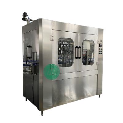 China Automatic Small Food Carbonated Drink Cola Liquid Aluminum Sealing Beer Tin Can Filling Line Machine for sale