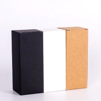 China Custom Recyclable Luxury White Cardboard Packaging Box Small Packaging Box Makeup Essential Oil Packaging Box for sale