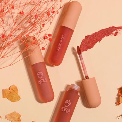 China TALES Ice Cream Velvet Labiales Matte Liquid Lipstick Private Label Lip Gloss GOGO Waterproof for sale