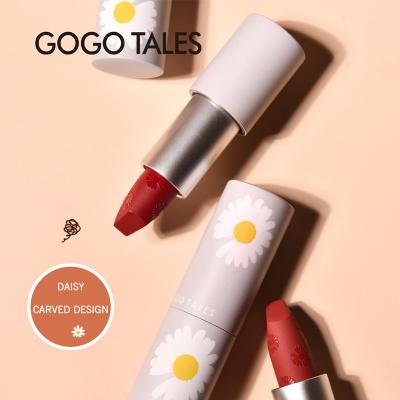 China Waterproof Private Label Velvet Wine Red Matte Lipstick Cosmetic Lipstick for sale