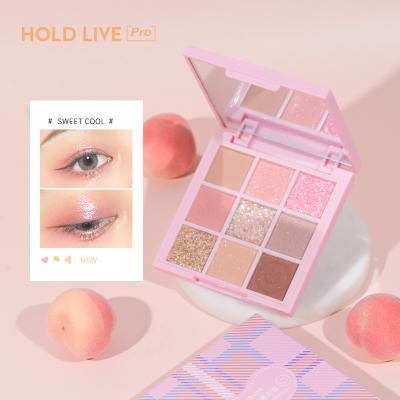 China PRIZE LIVE Fast Custom Label Pink Single Eyeshadow Waterproof Filters Color Board Eyeshadow Palette Private Logo for sale