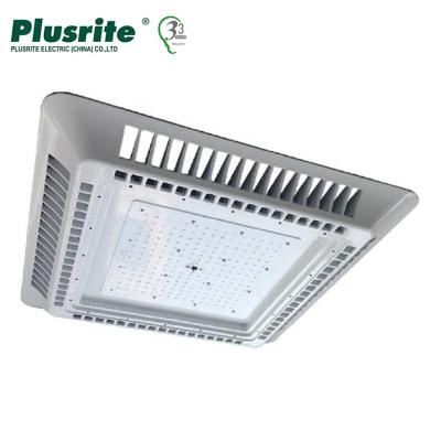 China LM-80 L90 LED Theme Park Chips 45W 75W 100W 150WCE RoHS Certified Gas Station High Quality Aluminum Material LED Canopy Light for sale