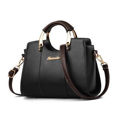 China Fashion handbags wholesale luxury designer brand PU leather top handle handbags handbag for women for sale