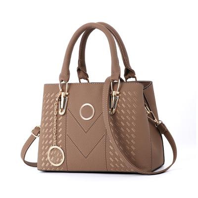 China Lady Stylish Designer Purses and Handbags for Women Fashion Ladies PU Leather Top Handle Bags for sale