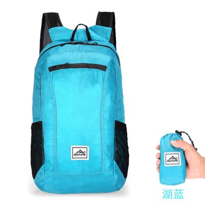 China Custom Logo Outdoor Sports Backpack Folding Travel Backpack Casual Bag for sale