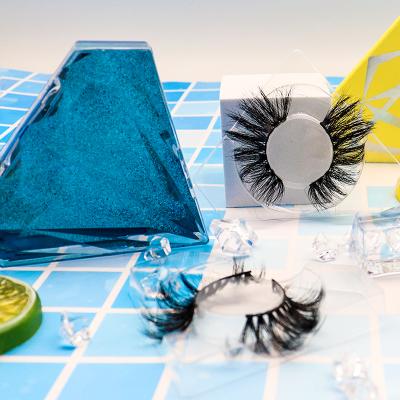 China Lightweight Custom Dramatic Precut Book Faux 3d Mink Eyelashes Natural Faux Mink Eyelashes Bulk Private Label for sale