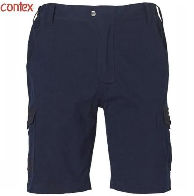 China Anti-Wrinkle Multi Workwear WW Cotton Ripstop Pocket Contrast Flap Cargo Shorts for sale