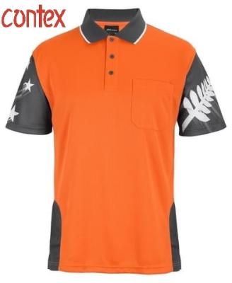 China Hivis Hivis Workwear WW Sublimation Print High Visibility Hivis Hiviz Knit Cotton Pique Polo Shirt for sale