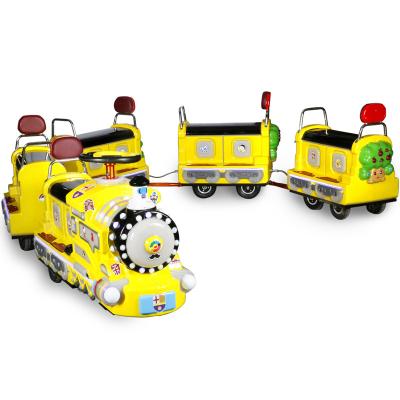 China Lovely Light Up / Stereo System Mall Fun Excellent Kiddie Rides Mini Electric Games Trains For Children for sale