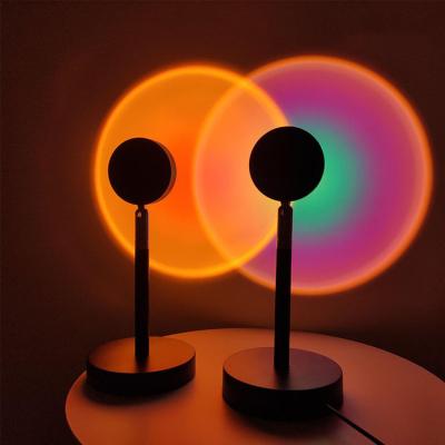 China Modern halo light lamp flexible light projection sunset living room bedroom living room photography sunset lamp for sale