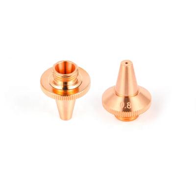 China Factory Professional Laser Equipment Factory 0.8-4.0mm 19mm 15.1mm Diameter M8 Laser Tube Cutting Nozzle for sale