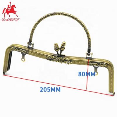 China Vintage Design Eco - Friendly Wholesale Metal Frames Purse Frame Custom Clutch Metal Bag Frame for sale