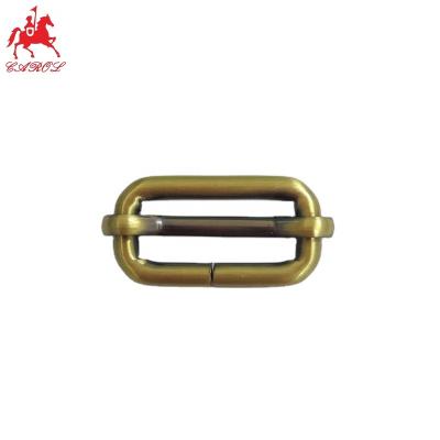 China Bags Adjustable Slider Ring Buckle For Bag Accessories Hot Metal Handbag Factory Sale Slip Strap Tri for sale