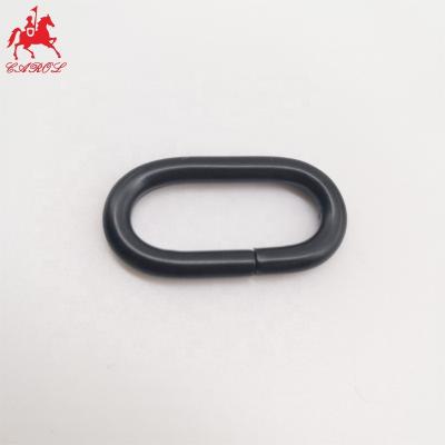 China Fashionable Cheap Leather Strap Buckle China Handbag Metal Zinc Alloy Oval Shape O Ring Buckle For Bag Accessories for sale